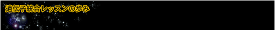 遺伝子統合レッスンの歩み